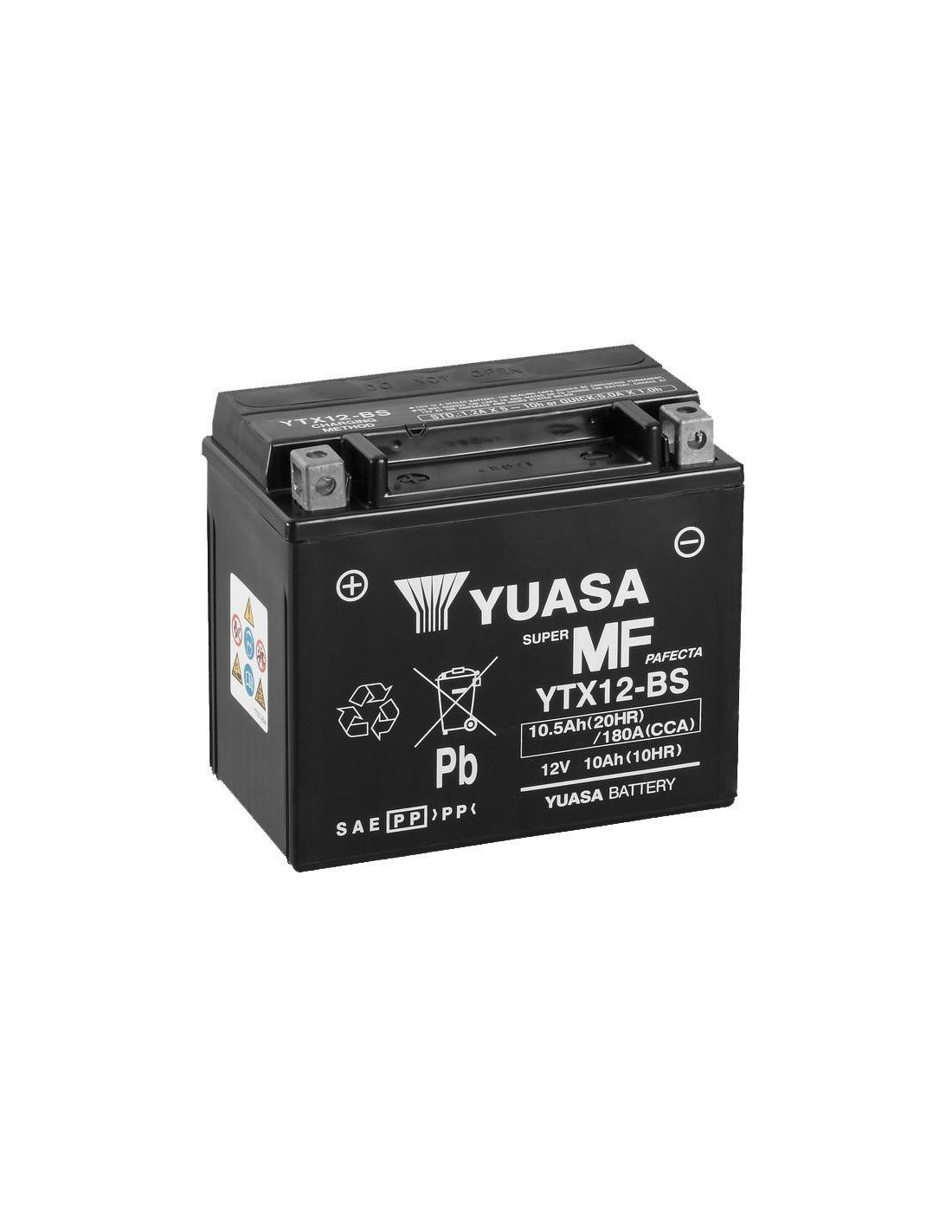 Comprar batería Yuasa YTX12-BS | Compralubricantes.com