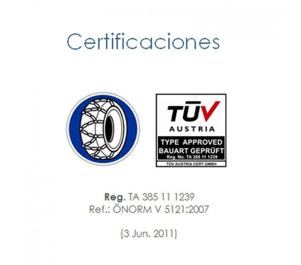 Cadena de nieve textil Fix&Gotex