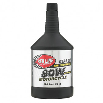 REDLINE 80W MOTORCYCLE GEAR OIL WITH SHOCKPROOF
