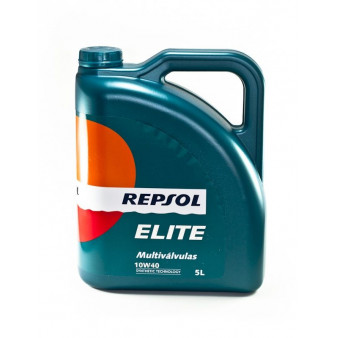 Repsol Aceite de Motor Elite MULTIVÁLVULAS 10W-40, 5x5L (25 litros)